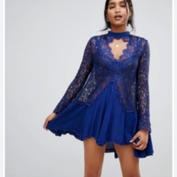 Free People Tops - Free People blue blouse . Size S